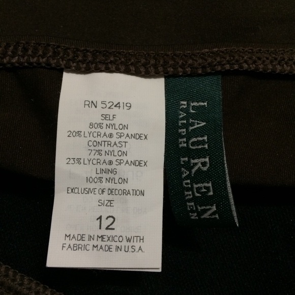 Lauren Ralph Lauren Brown Bikini Bottoms - Picture 3 of 6